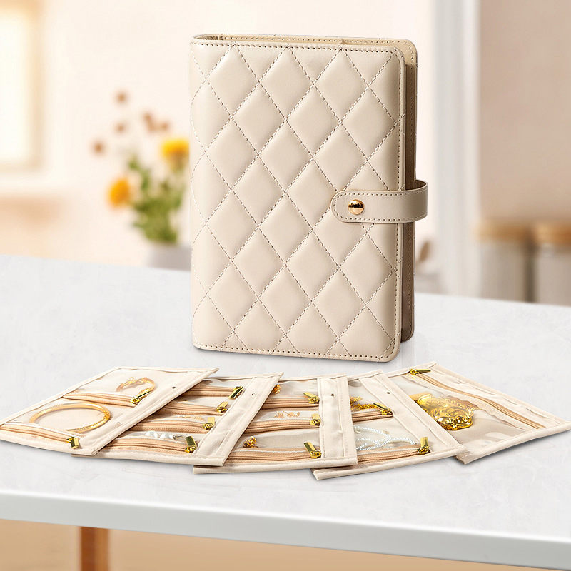 PU Leather Jewelry Storage Boo - Jewelry Making Journal reseña y precio