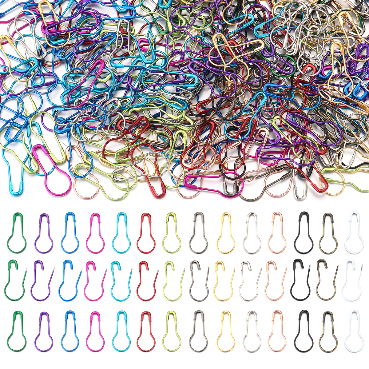 200Pcs/Lot Metal Pins Crochet  - Jewelry Making Workshops reseña y precio