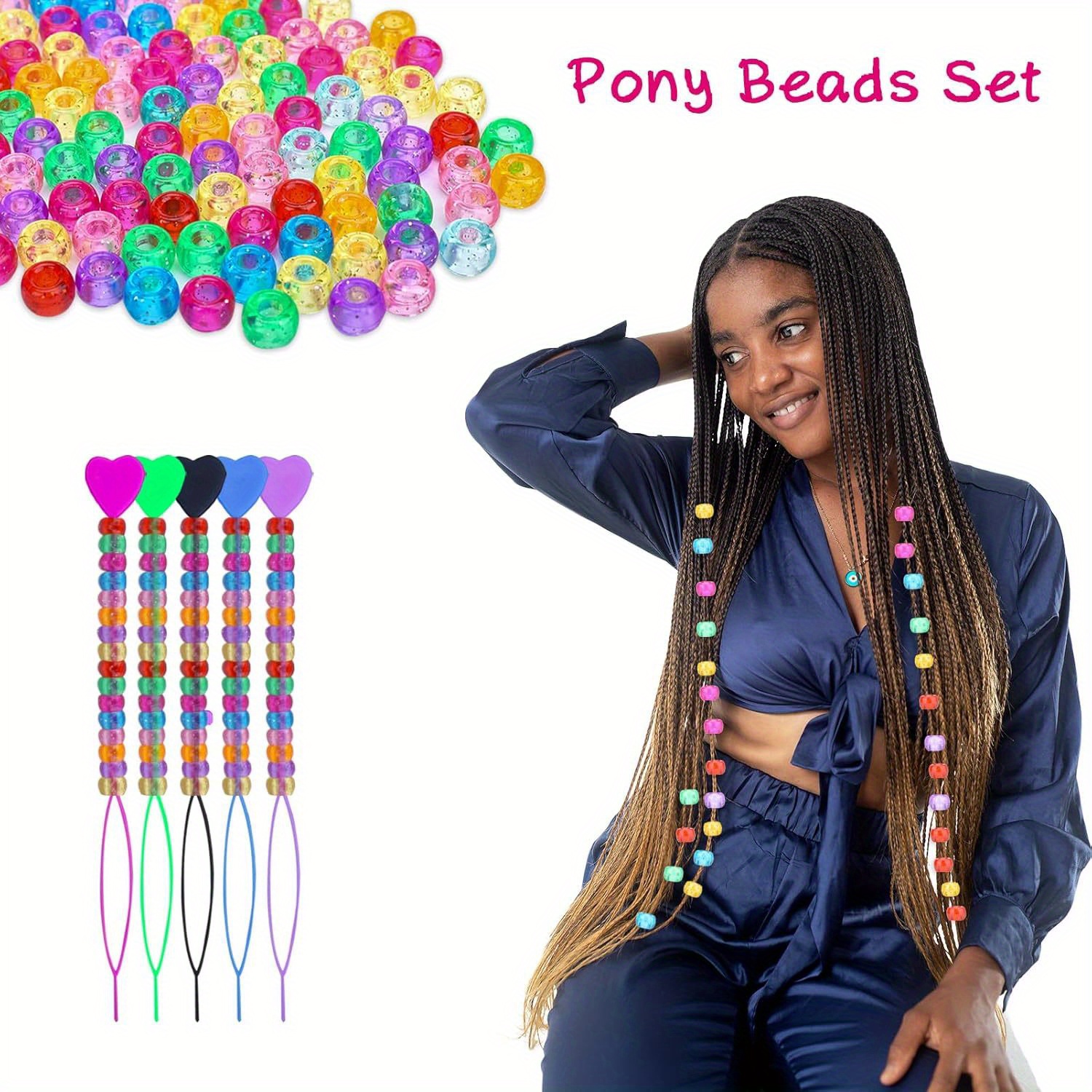 500PCS 9 × 6mm glitter small h - Jewelry Making Workshops reseña y precio