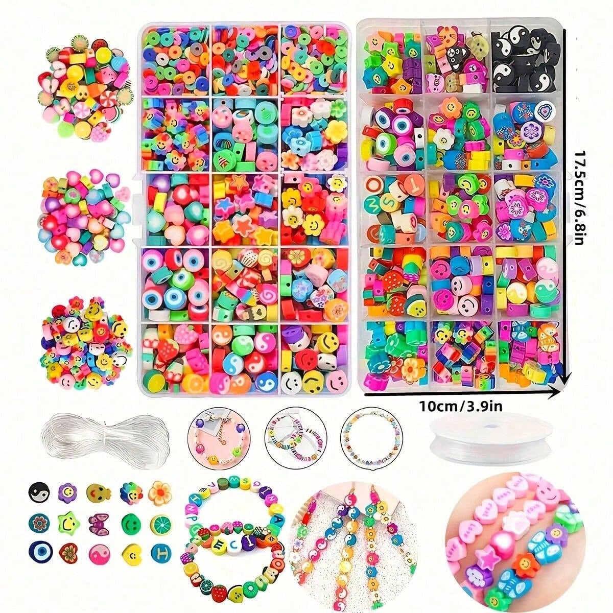 1450/1200/250pcs Polymer Clay  - Jewelry Making Thread reseña y precio