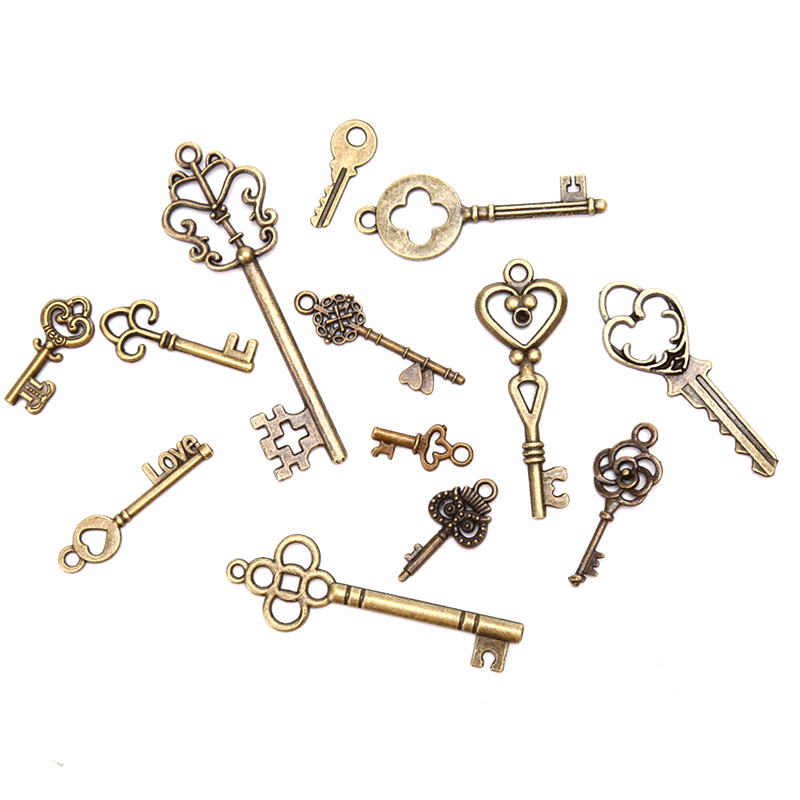 [HS][LA]13Pcs Vintage Metal Mi - Jewelry Making In La reseña y precio