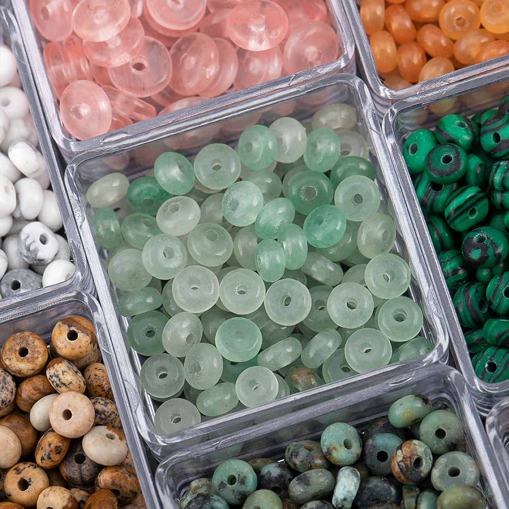 160pcs 4mm Natural Stone Abacu - Jewelry Making Stones reseña y precio