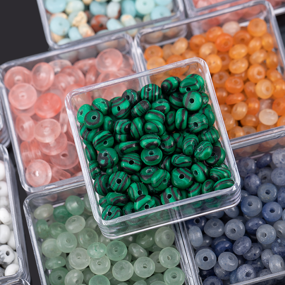 160pcs 4mm Natural Stone Abacu - Jewelry Making Stones reseña y precio
