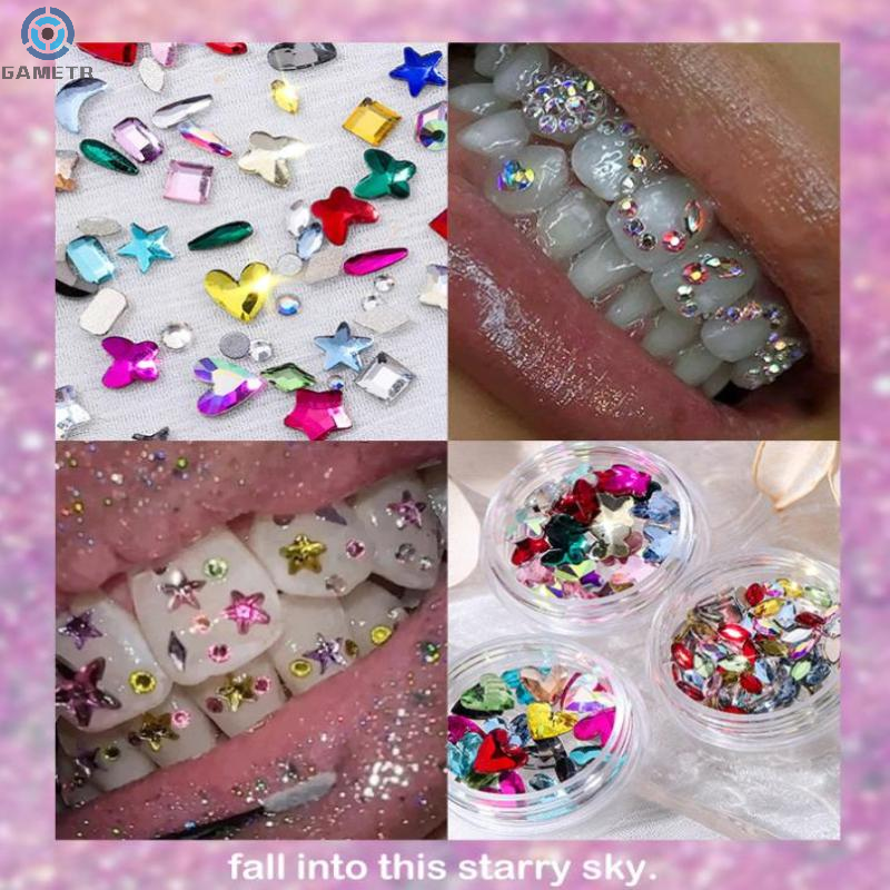 1 Set Dental Tooth Gems Crysta - Jewelry Making Workshops reseña y precio