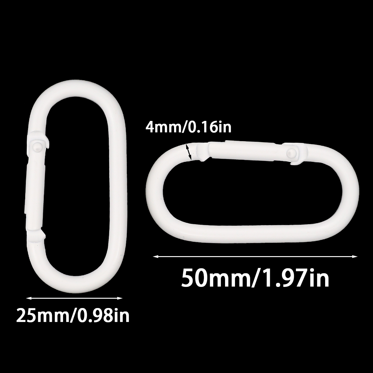 5/10/20pcs White Oval Spring B - Jewelry Making Hoops reseña y precio