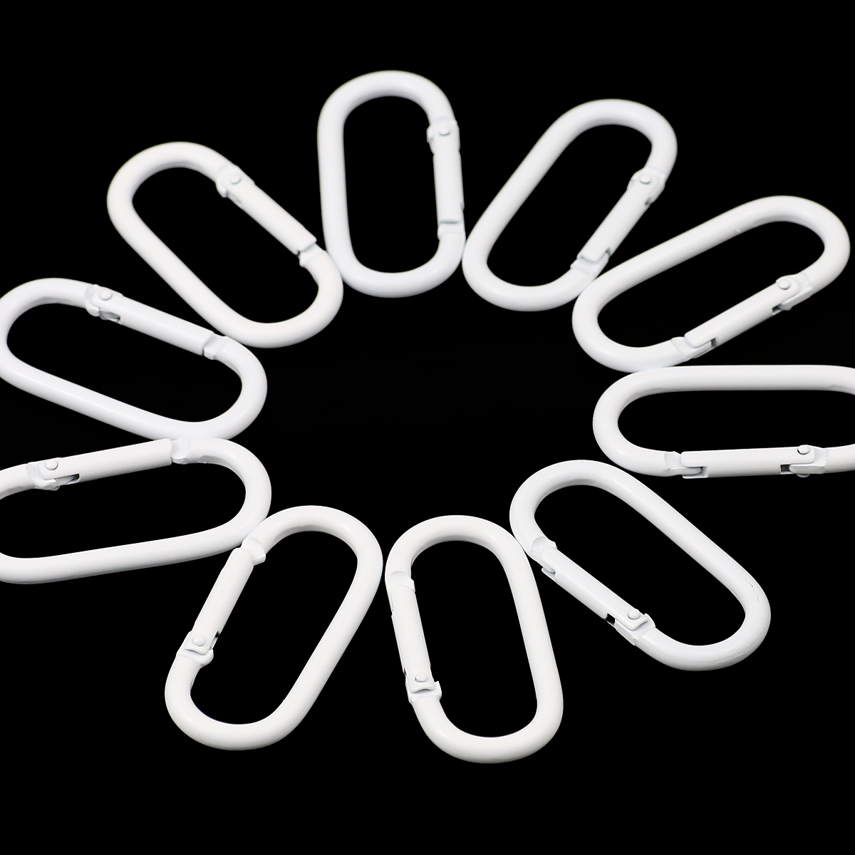 5/10/20pcs White Oval Spring B - Jewelry Making Hoops reseña y precio