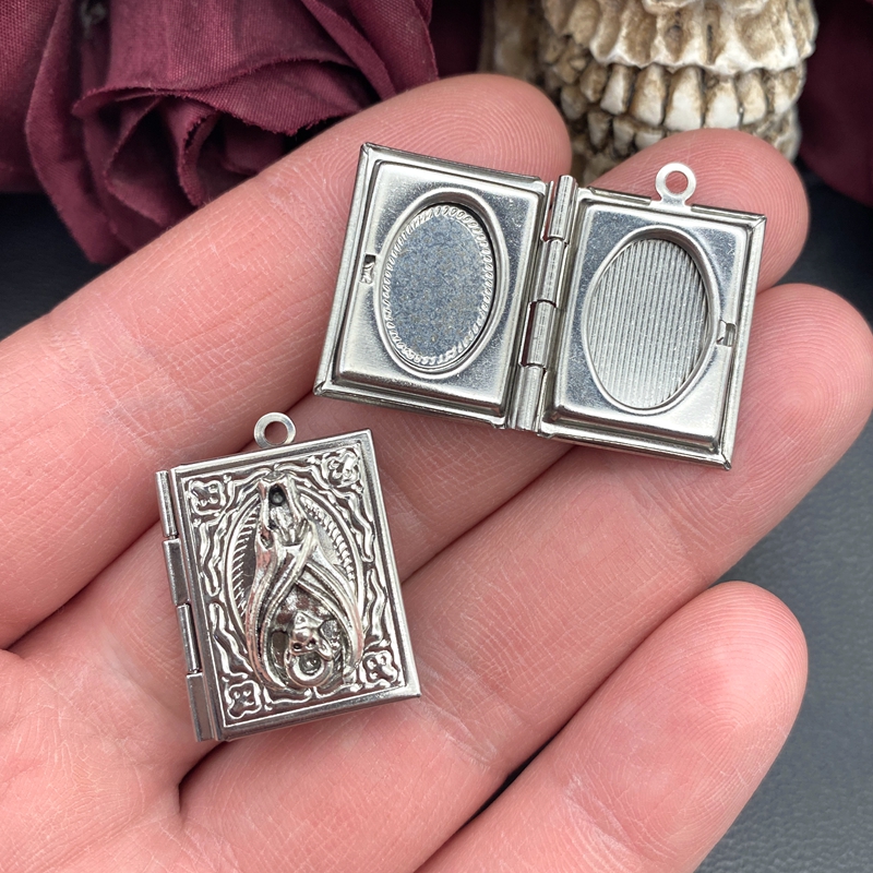 2psc Dainty Bat Book Locket Ch - Jewelry Making Journal reseña y precio