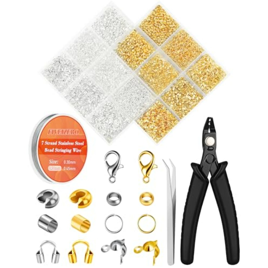 1950 Pcs Jewelry Making Cord E - Jewelry Making Kit For Beginners reseña y precio