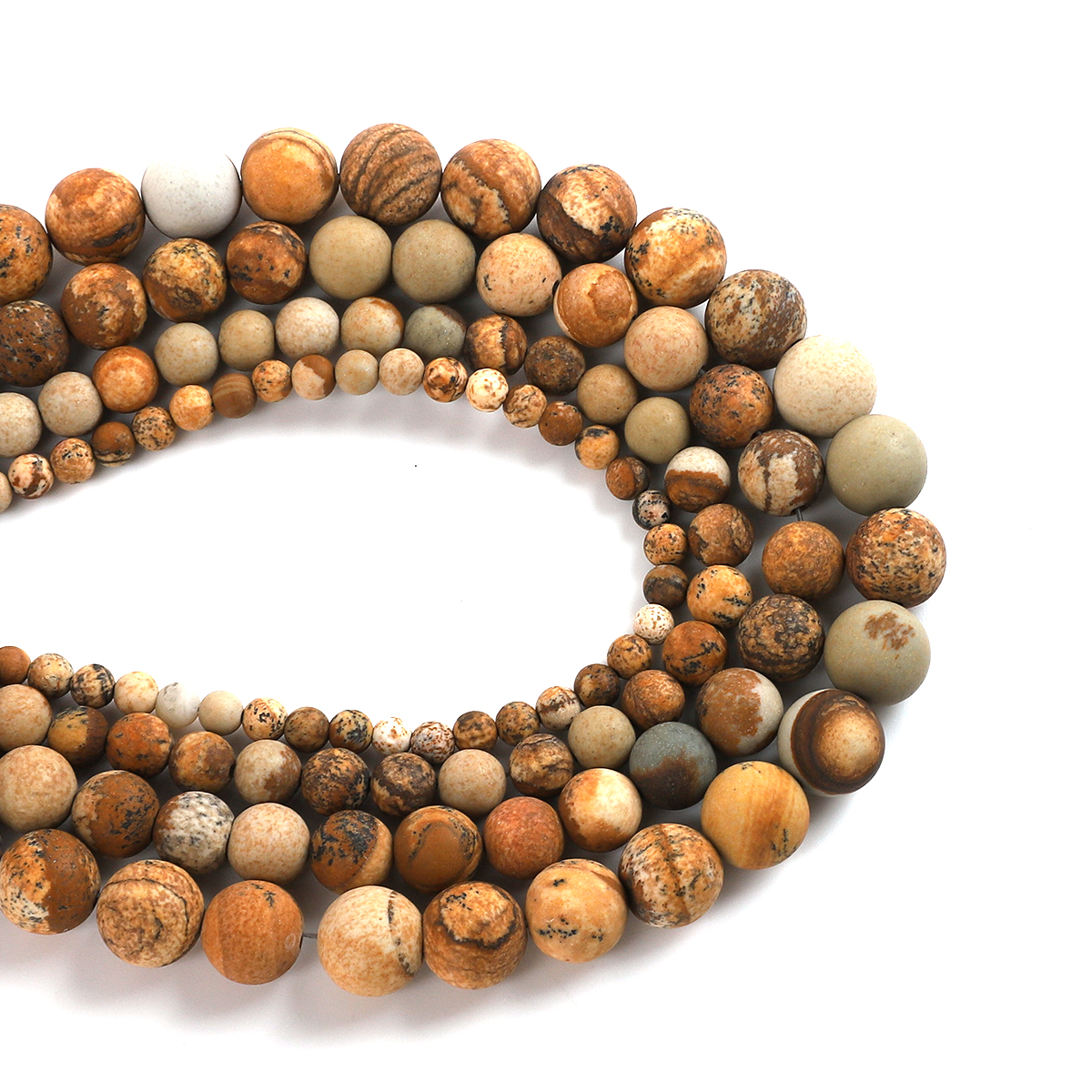 New Natural Stone Picture Jasp - Jewelry Making Stones reseña y precio