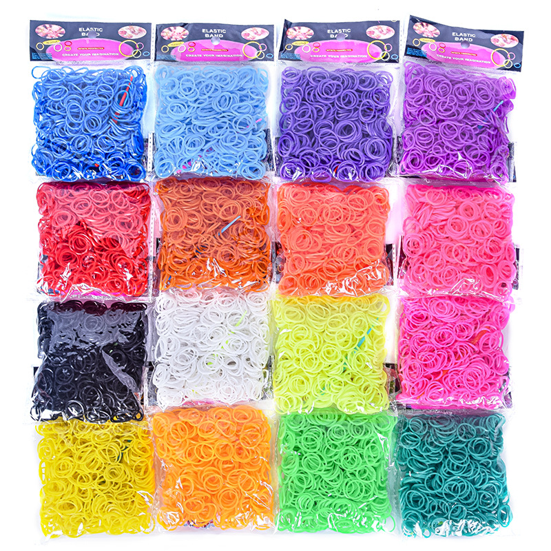 600 pieces Colorful Rubber Ban - Jewelry Making Workshops reseña y precio