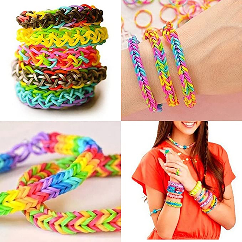 600 pieces Colorful Rubber Ban - Jewelry Making Workshops reseña y precio
