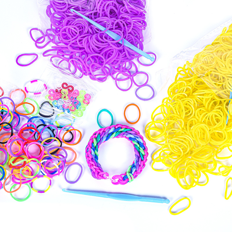 600 pieces Colorful Rubber Ban - Jewelry Making Workshops reseña y precio