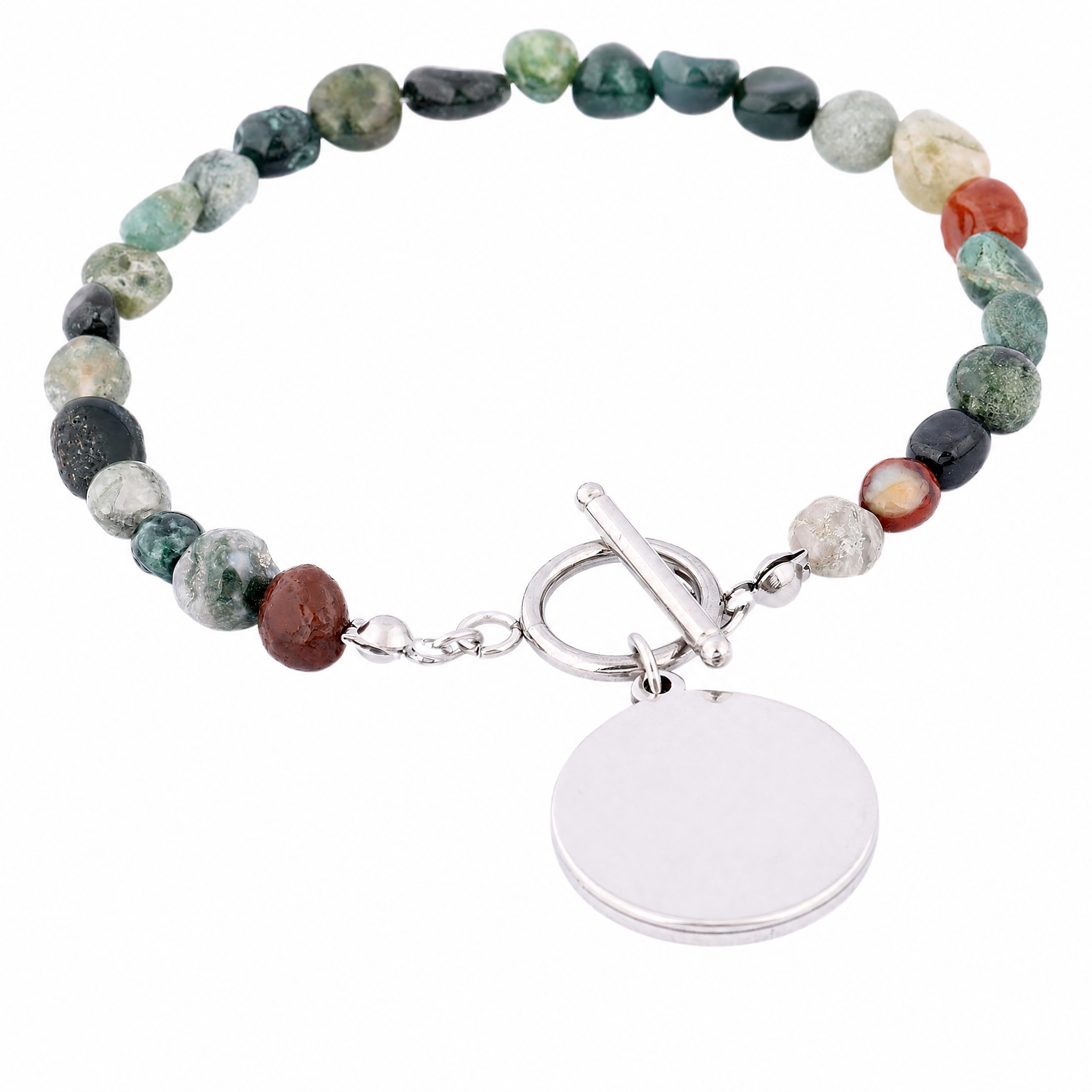 2pcs Natural Stone Beaded Brac - Jewelry Making Stones reseña y precio