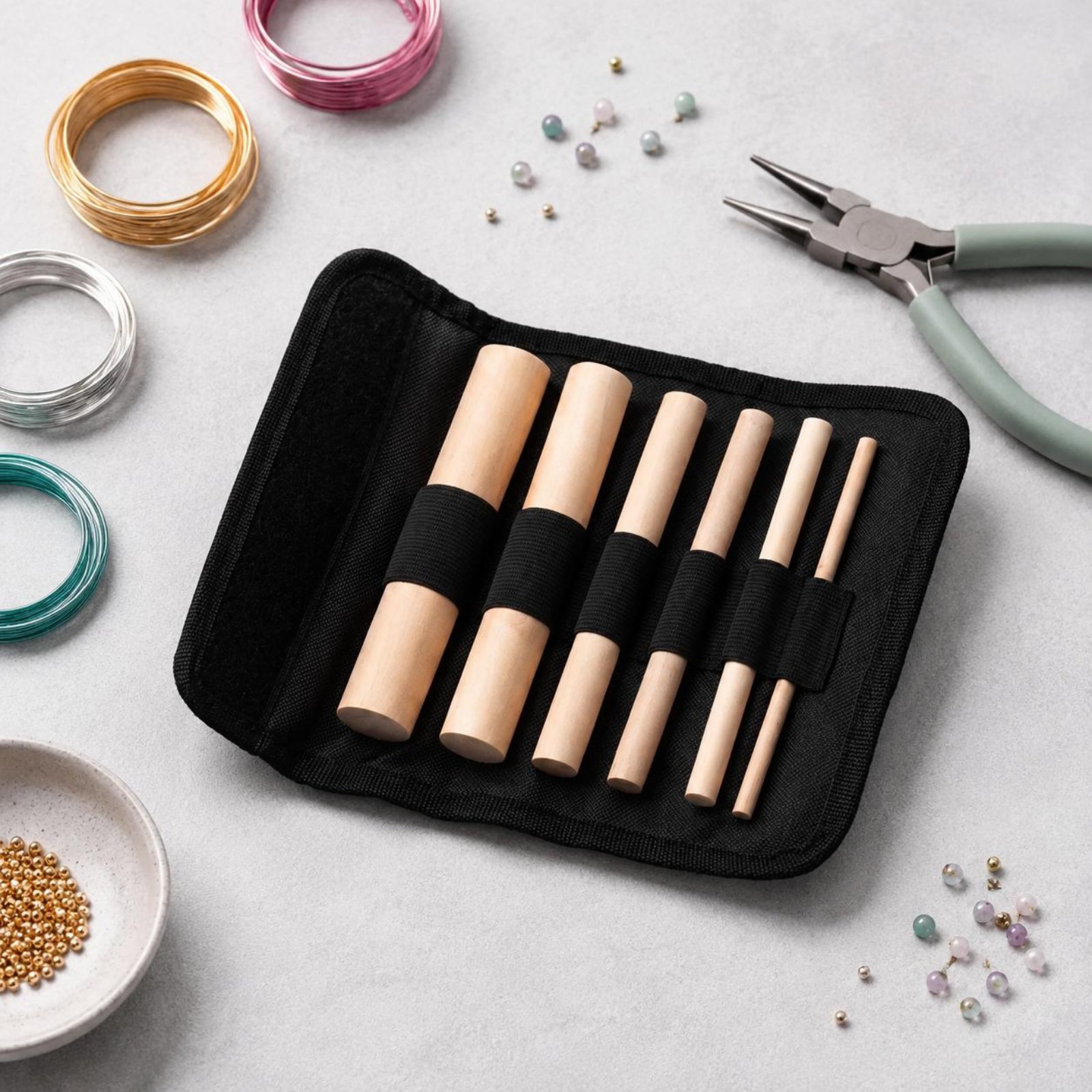 6 Pieces Wire Wrapping Mandrel - Jewelry Making Workshops reseña y precio
