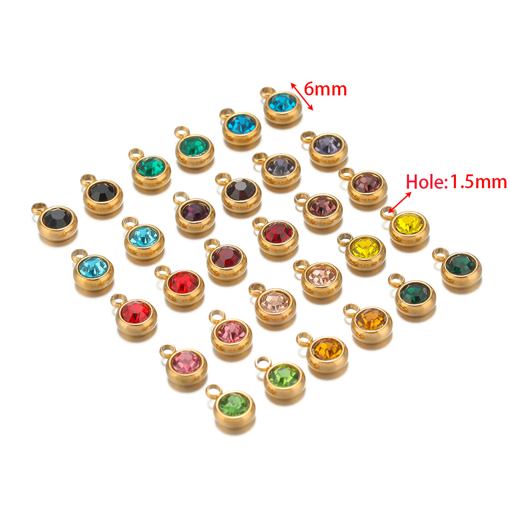 20pcs Zircon Beads Pendants St - Jewelry Making Stones reseña y precio