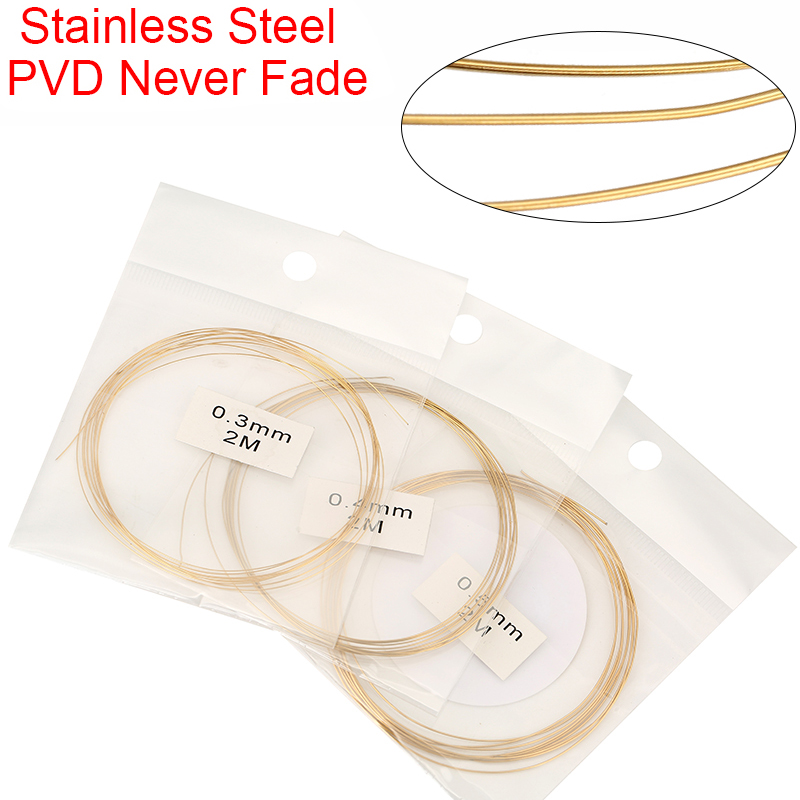 2meters Stainless Steel 0.3 0. - Jewelry Making Thread reseña y precio
