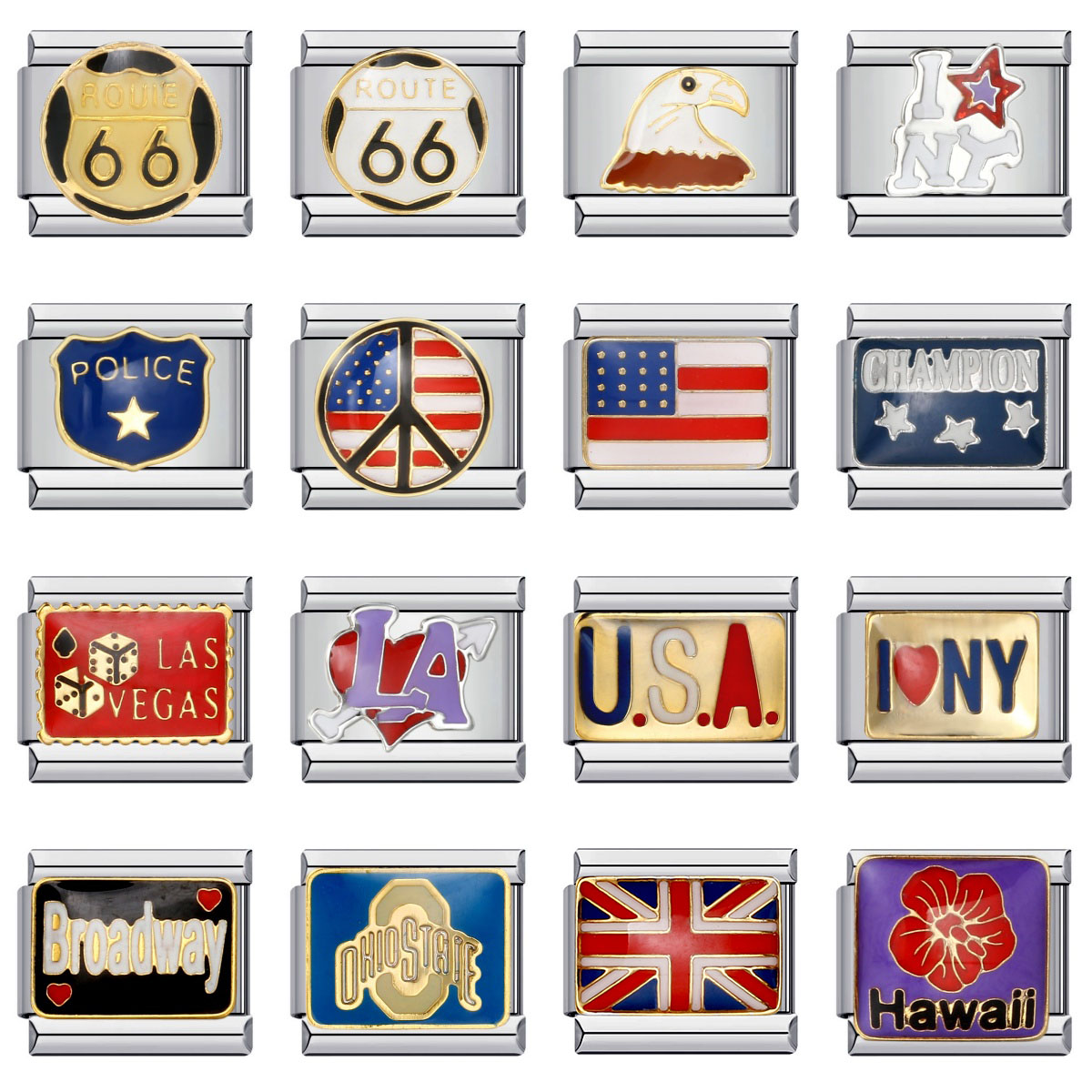 New Fashion USA America LA Cha - Jewelry Making In La reseña y precio