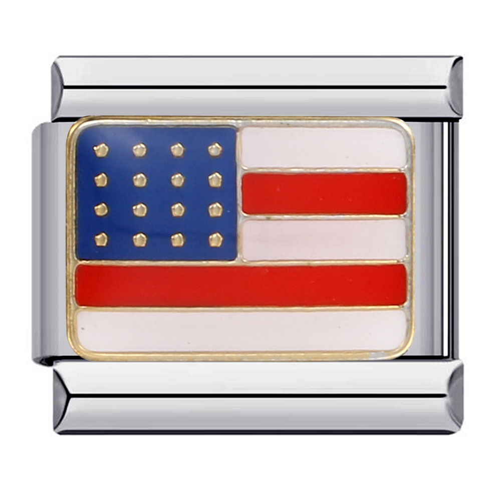 New Fashion USA America LA Cha - Jewelry Making In La reseña y precio
