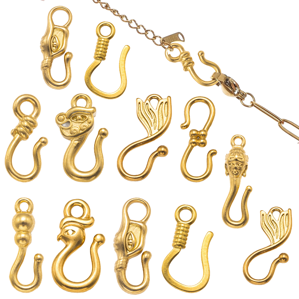 5pcs  Stainless Steel S Hook R - Jewelry Making Hoops reseña y precio