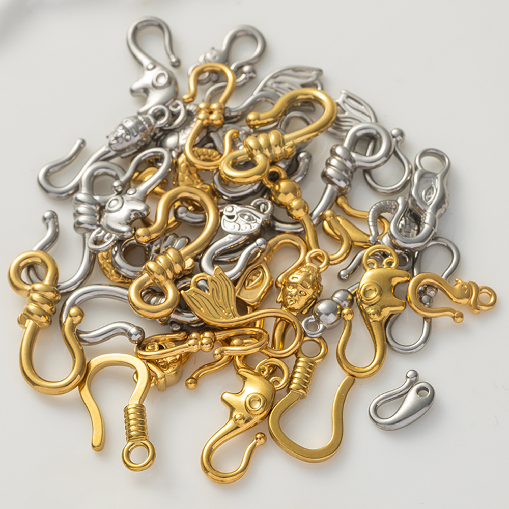 5pcs  Stainless Steel S Hook R - Jewelry Making Hoops reseña y precio