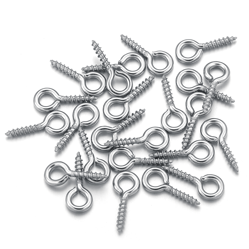 100pcs/lot Stainless Steel Min - Jewelry Making Articles reseña y precio