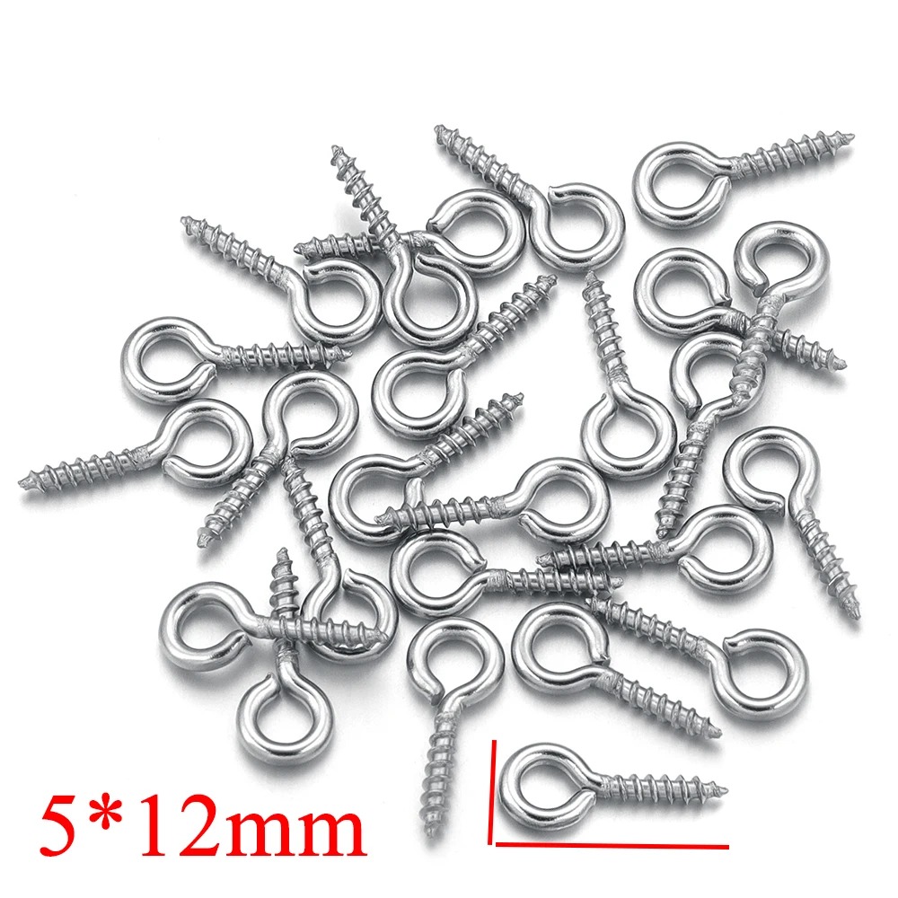 100pcs/lot Stainless Steel Min - Jewelry Making Articles reseña y precio