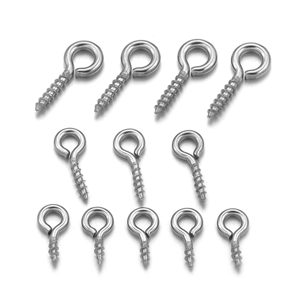 100pcs/lot Stainless Steel Min - Jewelry Making Articles reseña y precio