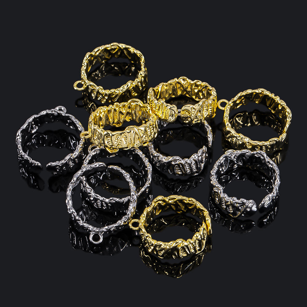 2Pcs Gold Plated Irregular Ope - Jewelry Making Hoops reseña y precio