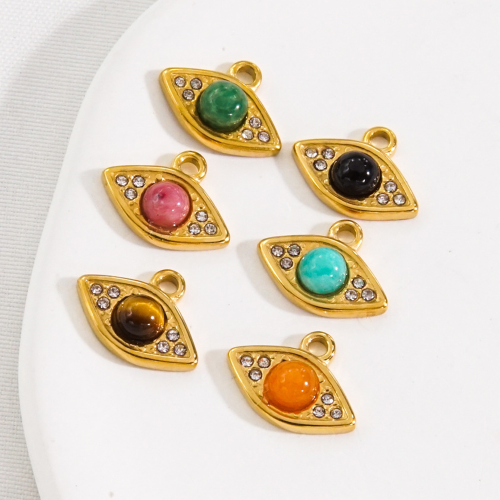 3Pcs Natural Stone Beads Eye S - Jewelry Making Stones reseña y precio