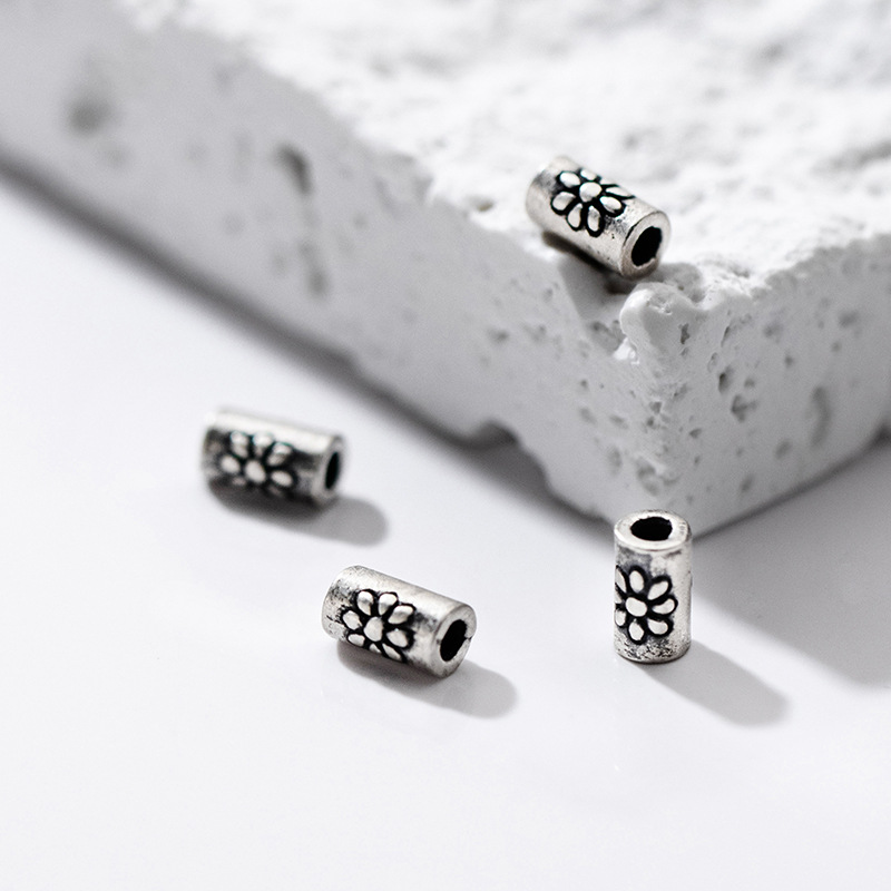 925 Silver Spacer Beads Daisy  - Jewelry Making In La reseña y precio
