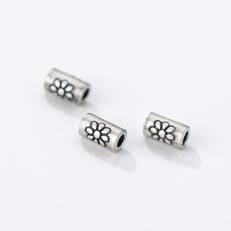 925 Silver Spacer Beads Daisy  - Jewelry Making In La reseña y precio