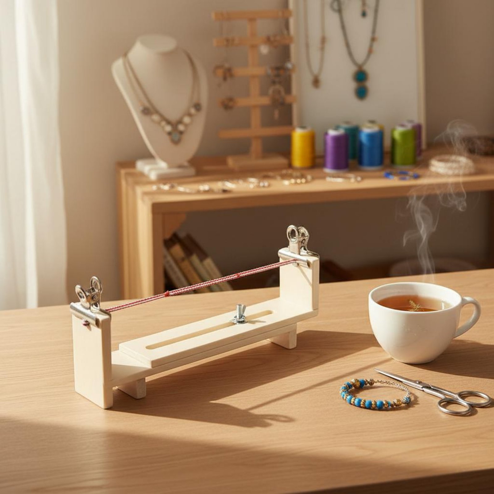 Bracelet Braiding Tool Easy to - Jewelry Making Thread reseña y precio