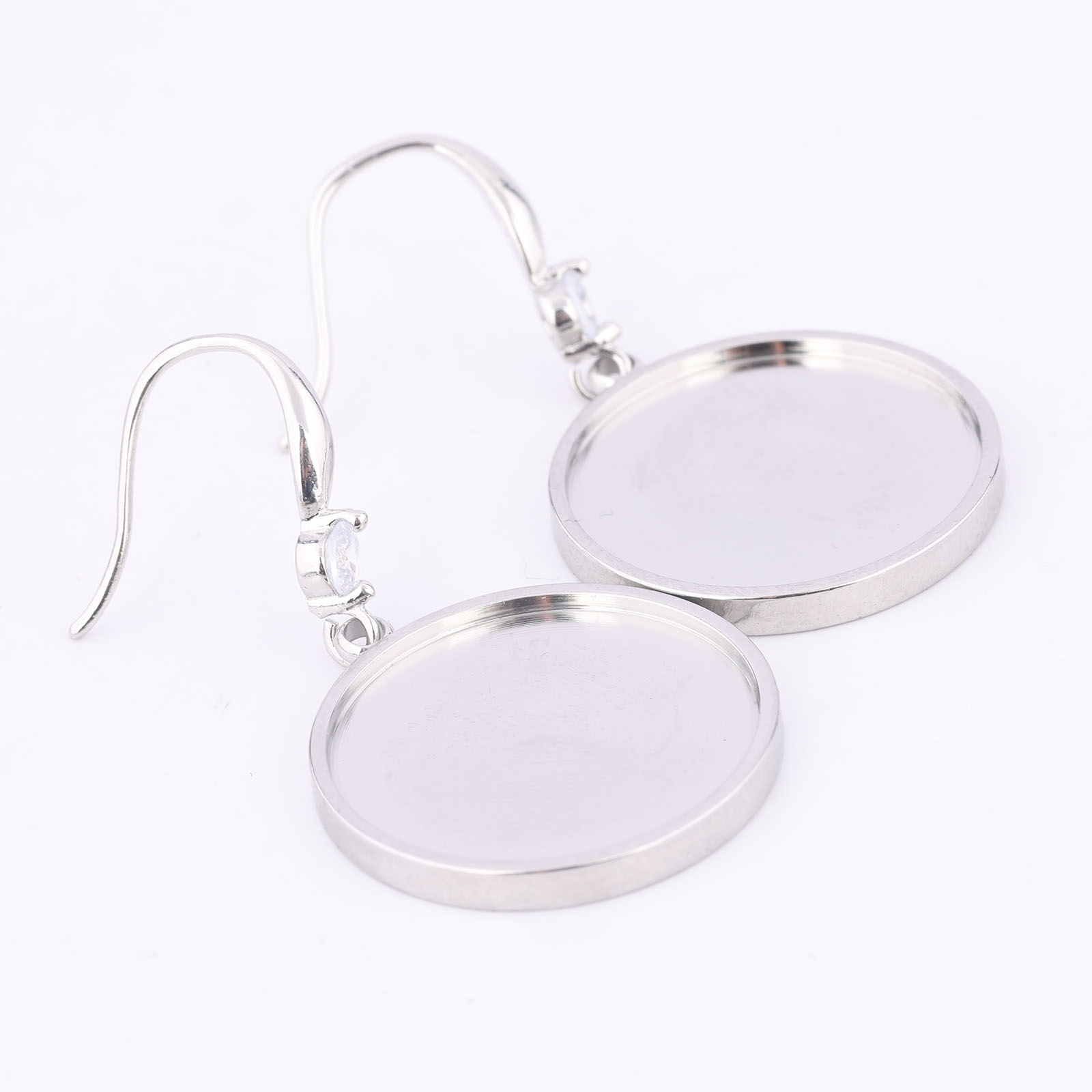 6pcs Stainless Steel Fit 20mm  - Jewelry Making Stones reseña y precio