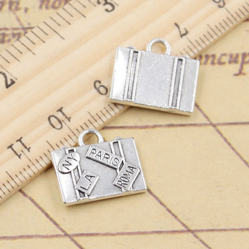10pcs Charms Travel Bags New Y - Jewelry Making In La reseña y precio