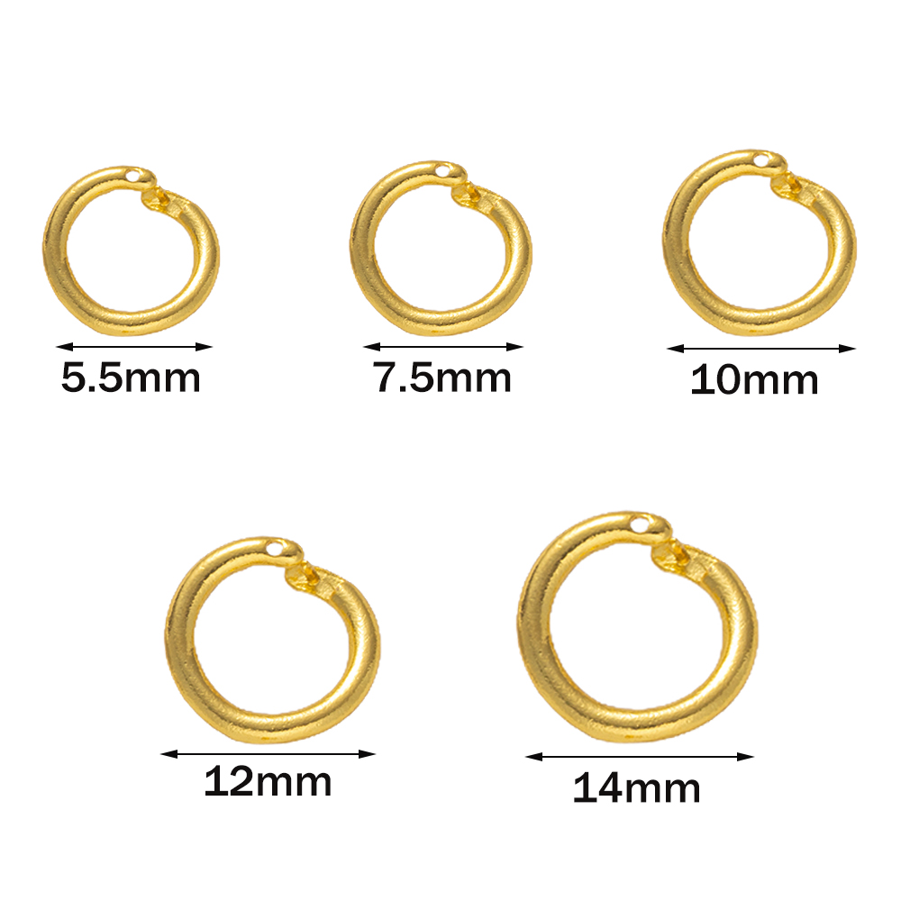 10pcs 18K Gold Plated Brass Lo - Jewelry Making Hoops reseña y precio