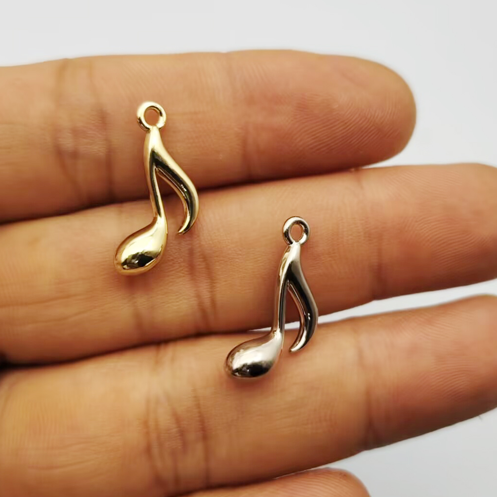 10pcs Music Note Charm for Jew - Jewelry Making Notes reseña y precio