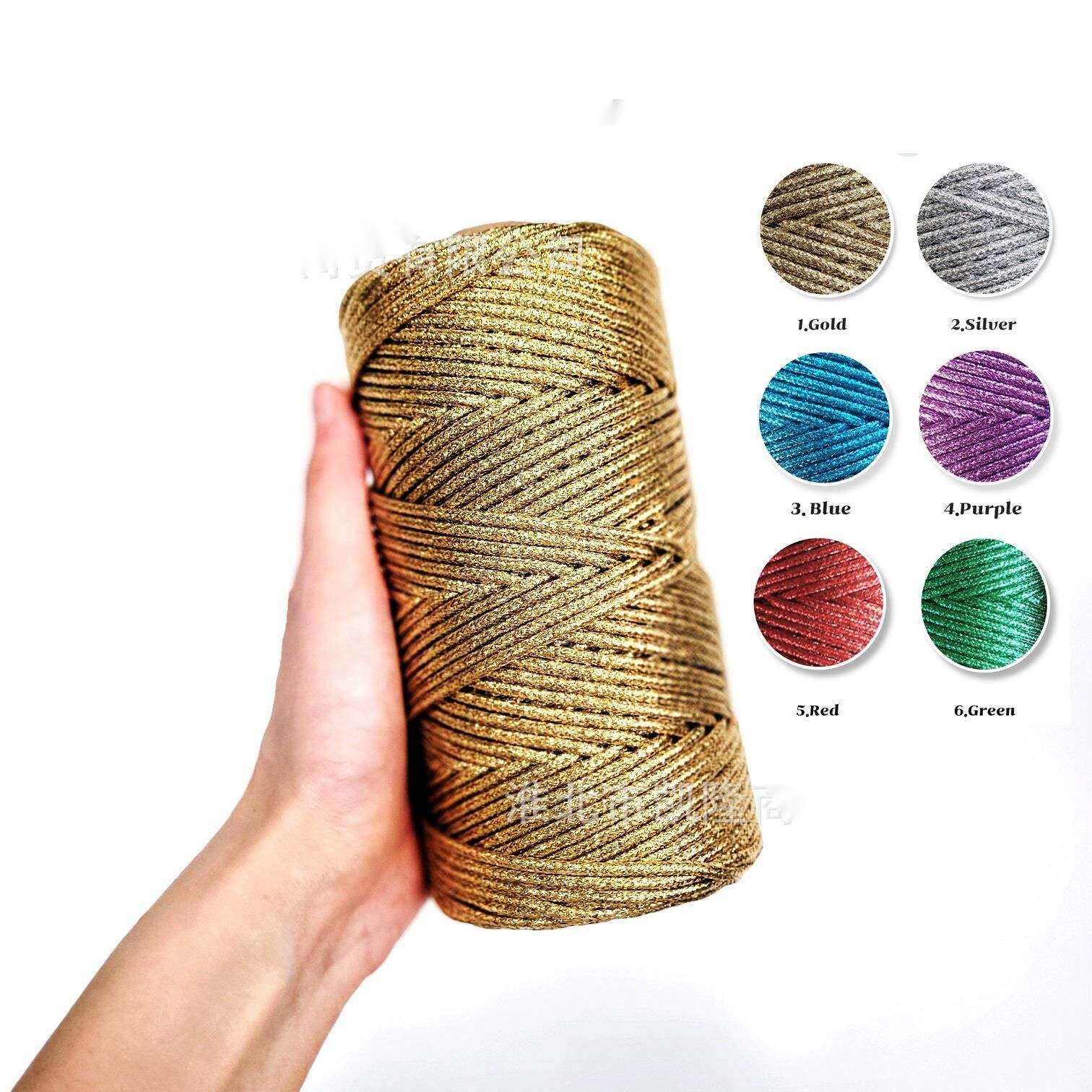Shiny Metallic Braided Cord 3m - Jewelry Making Machine reseña y precio
