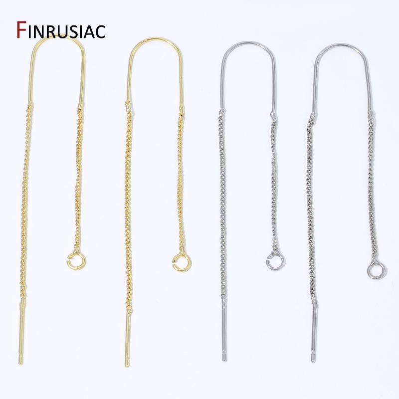 18K Gold Plated Brass Long Tas - Jewelry Making Thread reseña y precio