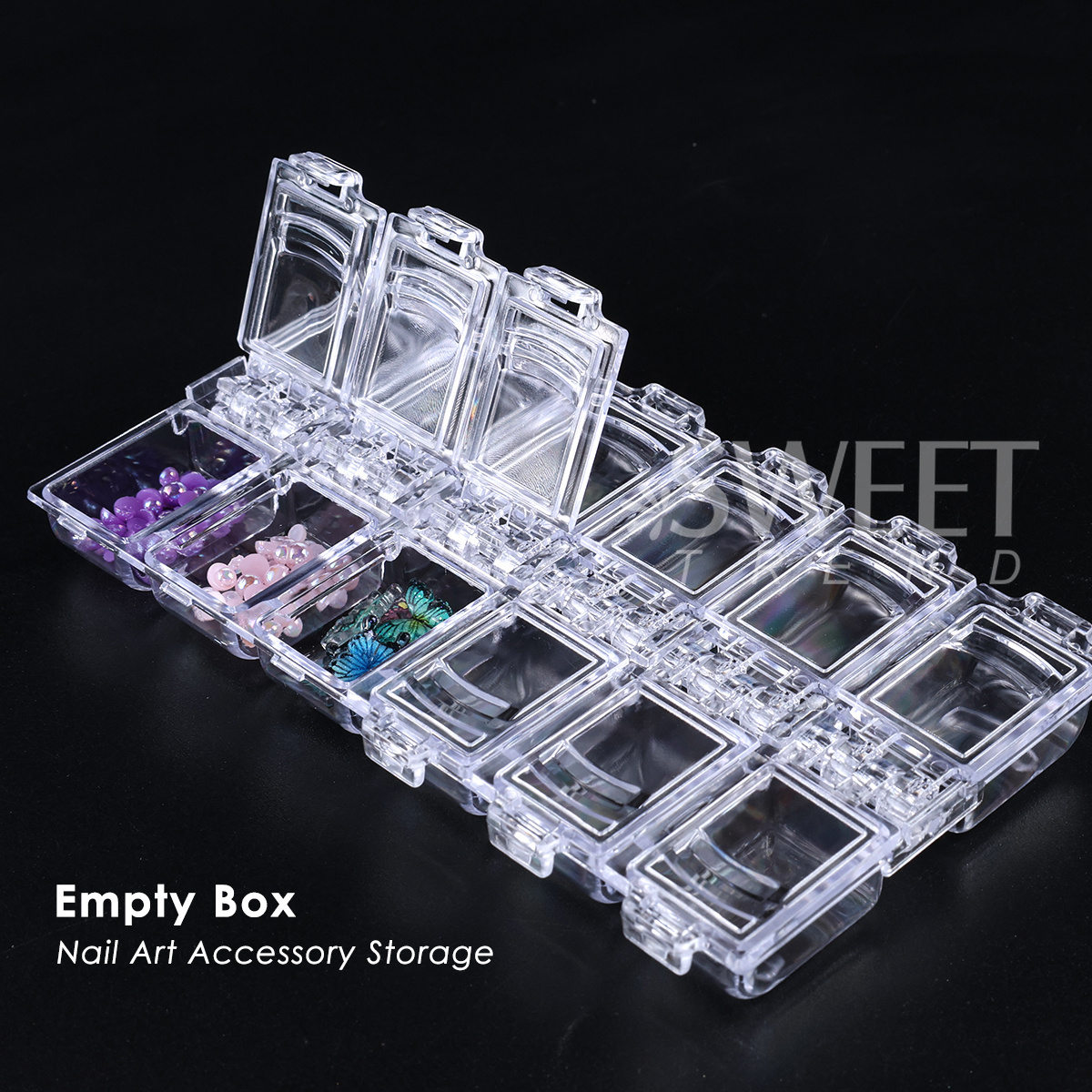 12 Grids Empty Nail Accessorie - Jewelry Making Workshops reseña y precio