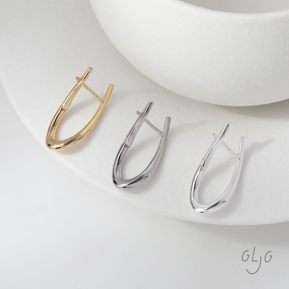 4PCS Twisted Shape Ear Studs D - Jewelry Making Articles reseña y precio