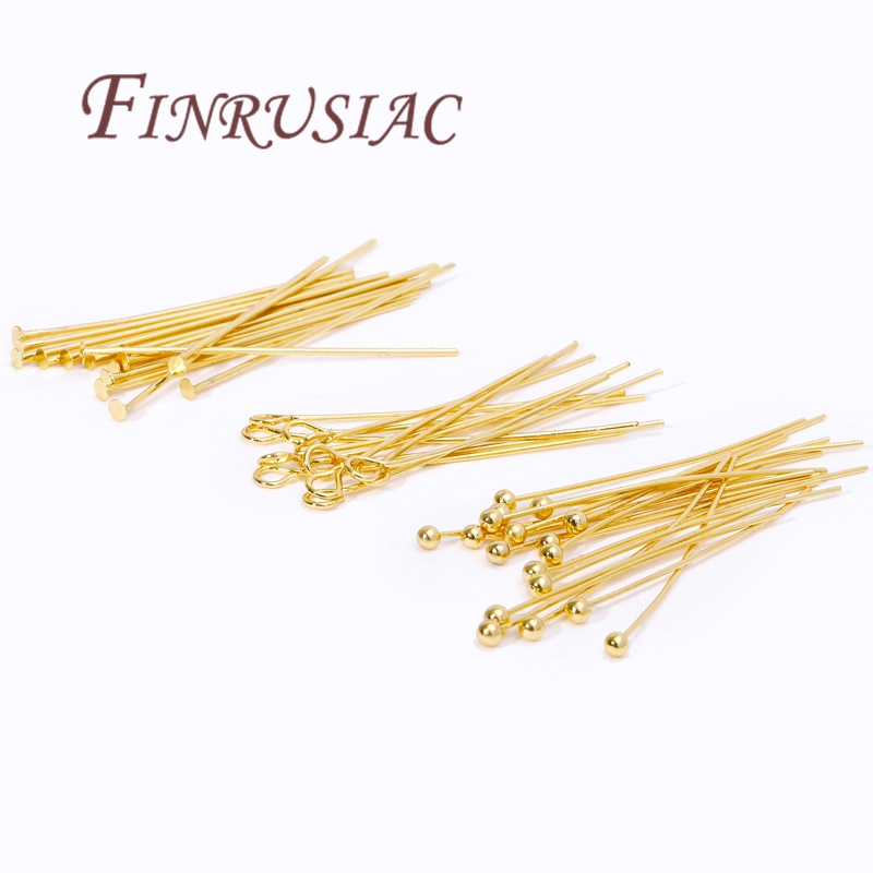 50Pcs 20-50mm Gold Plated Pins - Jewelry Making Articles reseña y precio