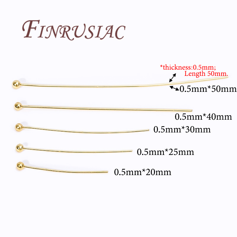 50Pcs 20-50mm Gold Plated Pins - Jewelry Making Articles reseña y precio