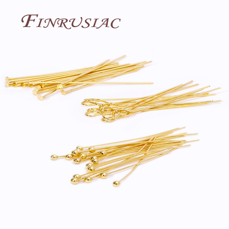 50Pcs 20-50mm Gold Plated Pins - Jewelry Making Articles reseña y precio