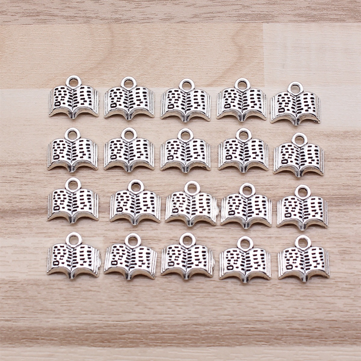 IFOCUS 20pcs/Lot Book Charms F - Jewelry Making Journal reseña y precio