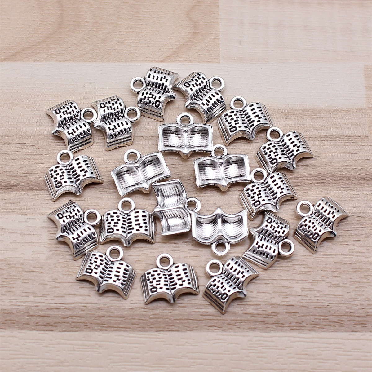 IFOCUS 20pcs/Lot Book Charms F - Jewelry Making Journal reseña y precio