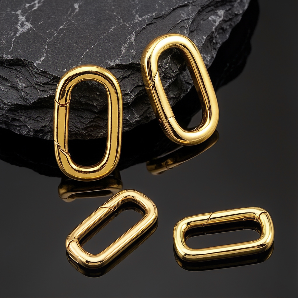 2pcs 18K Gold Plated Filled Ov - Jewelry Making Hoops reseña y precio