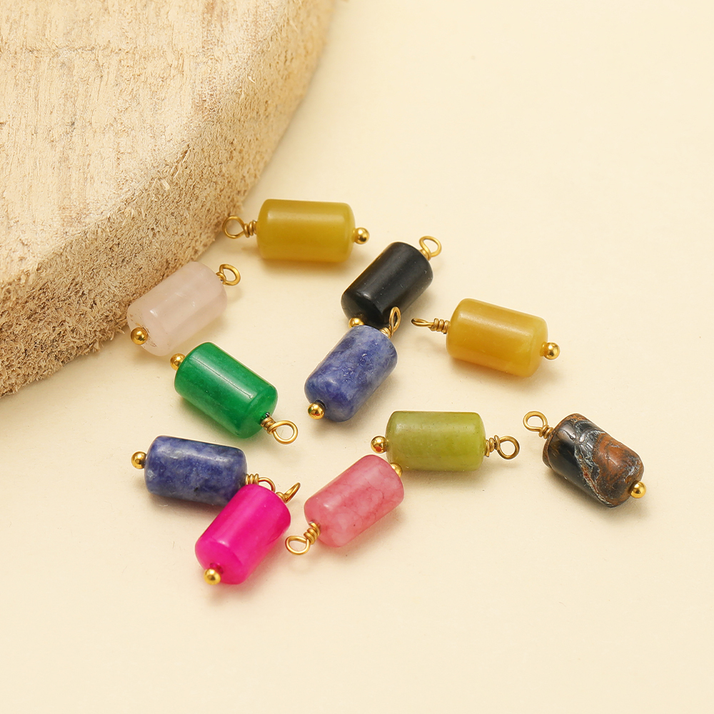 10pcs Stainless Steel Natural  - Jewelry Making Stones reseña y precio