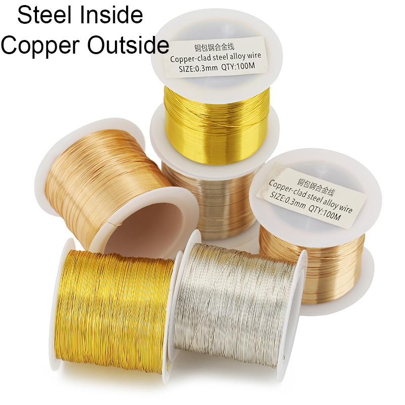 100meters Copper Stainless Ste - Jewelry Making Thread reseña y precio