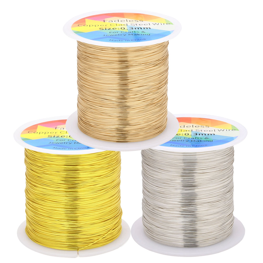 100m/328ft Fadeless Copper Cla - Jewelry Making Thread reseña y precio