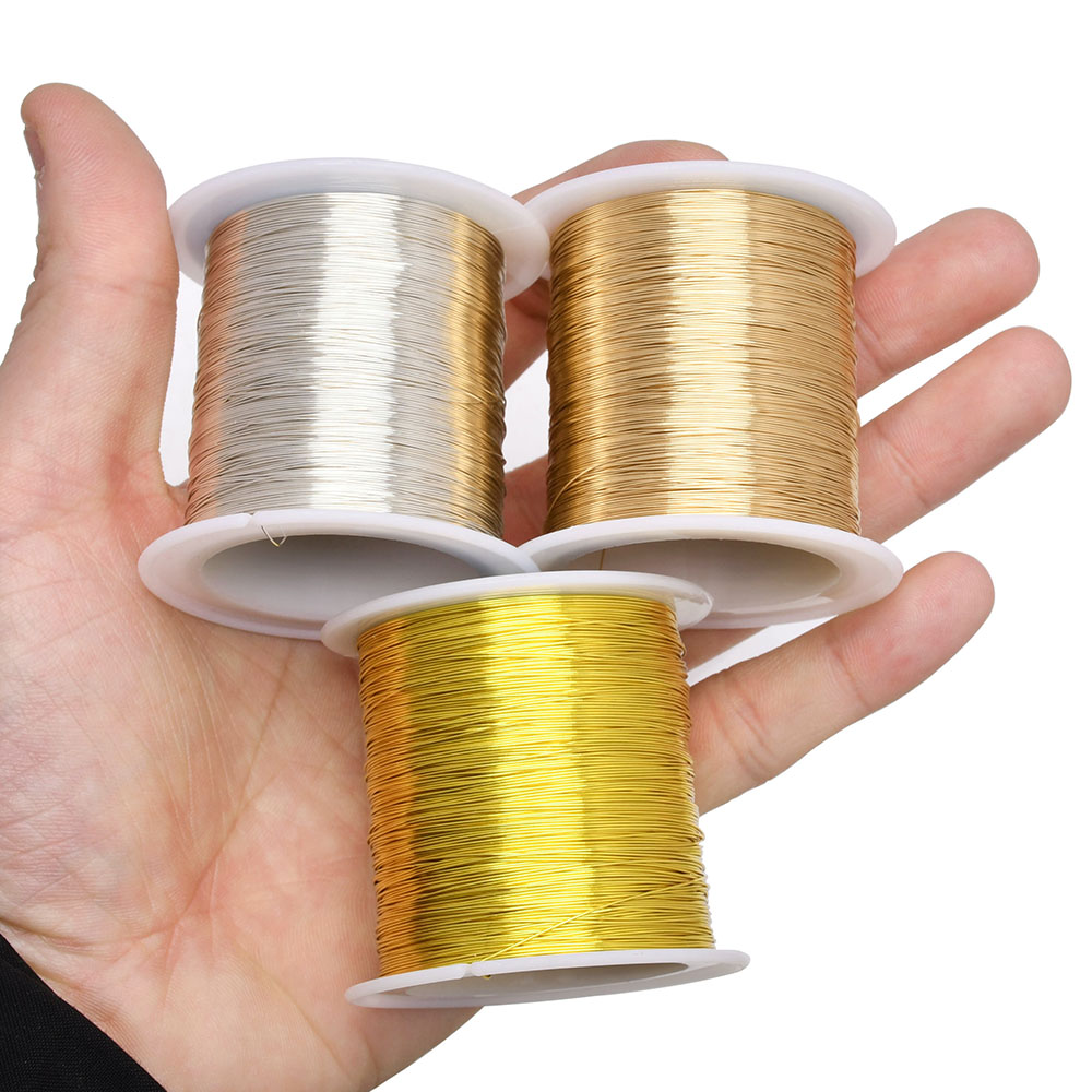 100m/328ft Fadeless Copper Cla - Jewelry Making Thread reseña y precio